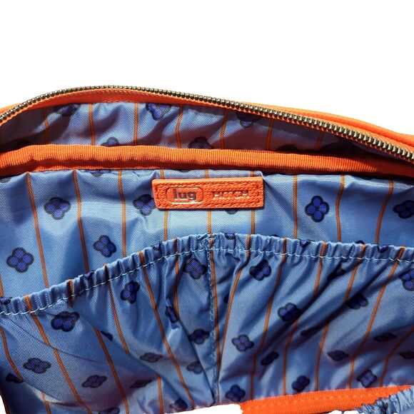 Lug Hitch Belt Bag Papaya Vegan Leather Crossbody Strap Extender RFID Card Slot - Picture 7 of 9